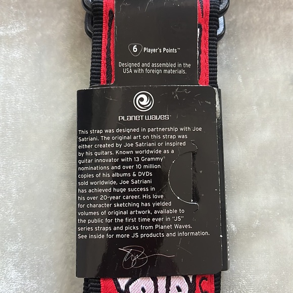 Joe Santriani designed guitar strap. 50mm. Ideal for guitar/bass guitar. - Picture 3 of 6